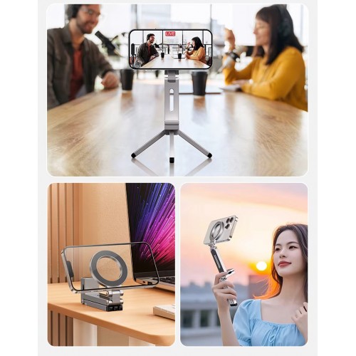 Тримач для телефону на стіл міні штатив магнітний MagSafe AC Prof E01S