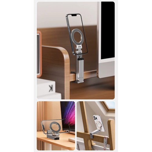 Тримач для телефону на стіл міні штатив магнітний MagSafe AC Prof E01S