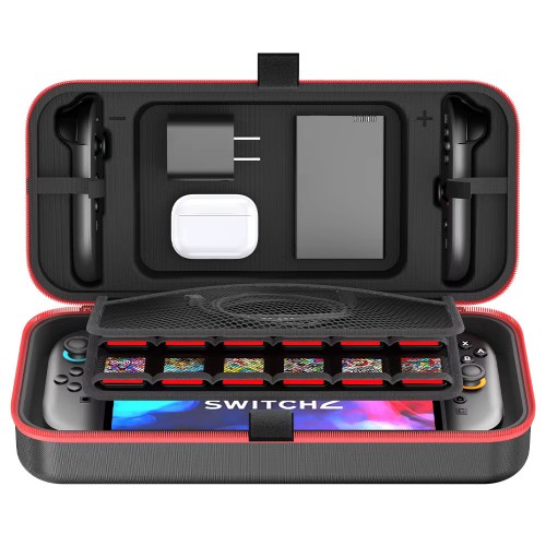Кейс Switch 2/Switch/OLED великий захисний для аксесуарів OIVO IV-SW288