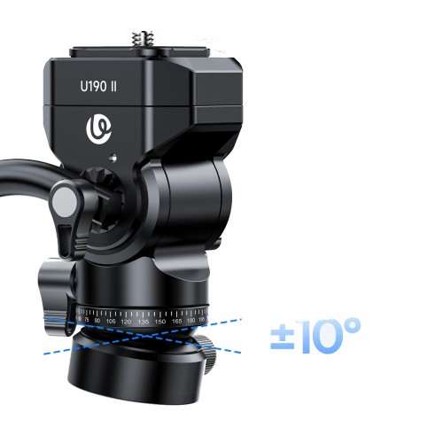 Відеоголовка панорамна для штатива з ручкою 4кг Ulanzi U190 II