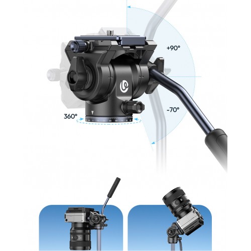 Штатив з відеоголовкою 39-157см Ulanzi OMBRA VIDEO II