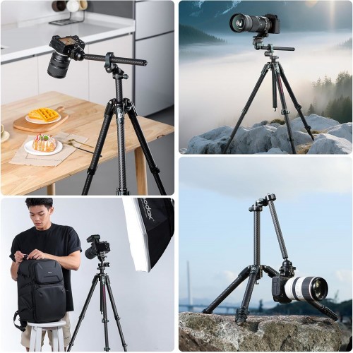 Штатив горизонтальний карбоновий із вільною центральною штангою 41-184см Ulanzi GlideGo JJ05