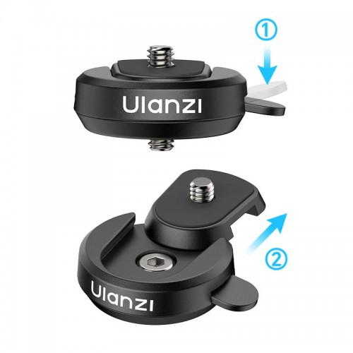 Платформа швидкознімна на різьблення 1/4 штатив монопод Ulanzi CK01