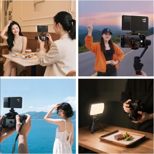 Панель світлодіодна міні 20Вт RGB CRI 96+ 1800-9000К Ulanzi K20 RGB