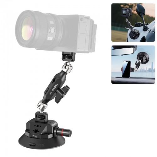 Присоска с усиленным Magic Arm для камер до 3кг с возможностью объединения нескольких Ulanzi TB15