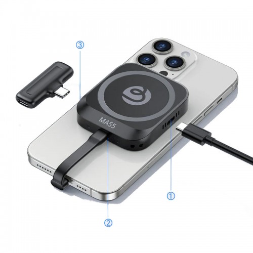 Корпус зовнішній SSD M.2 для телефону з хабом Type-C PD MagSafe Ulanzi MA55