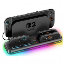 Зарядна станція Switch 2 підставка RGB OIVO VG-SW205B
