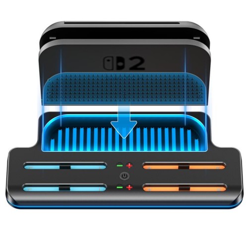 Зарядна станція Switch 2 підставка RGB OIVO VG-SW205B