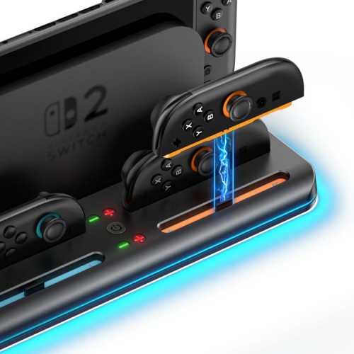Зарядна станція Switch 2 підставка RGB OIVO VG-SW205B