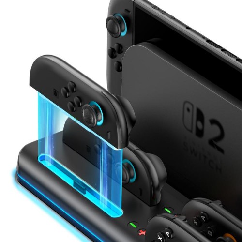 Зарядна станція Switch 2 підставка RGB OIVO VG-SW205B