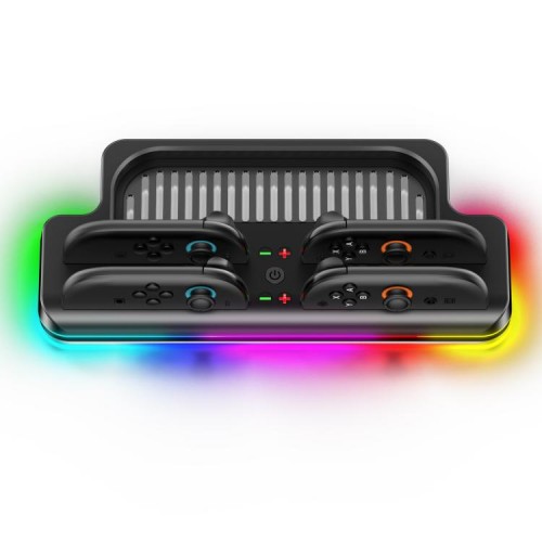 Зарядна станція Switch 2 підставка RGB OIVO VG-SW205B