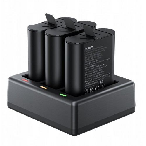 Акумулятори та зарядка для GoPro 13 Telesin S0-ECB-07-TGP