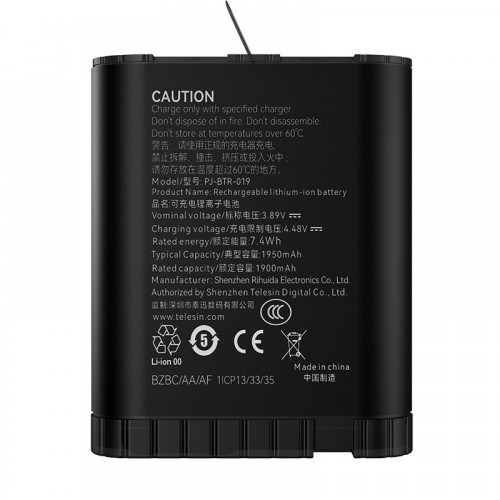 Акумулятори та зарядка для GoPro 13 Telesin S0-ECB-07-TGP