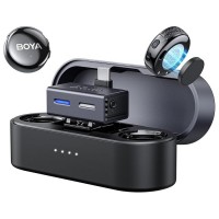 Мікрофон подвійний бездротовий з ШІ у кейсі для телефону/камери Type-C Boya BOYALINK 3-02