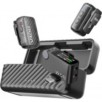 Мікрофон подвійний бездротовий / рекордер з ШІ шумозаглушенням для телефону камери Type-C BOYAMIC 2-01