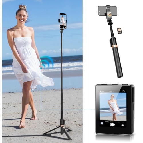 Штатив для телефону з селфі дисплеєм для зйомки стрімів 44-175 AC Prof CL07