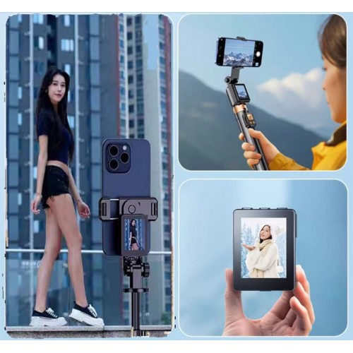 Штатив для телефону з селфі дисплеєм для зйомки стрімів 44-175 AC Prof CL07