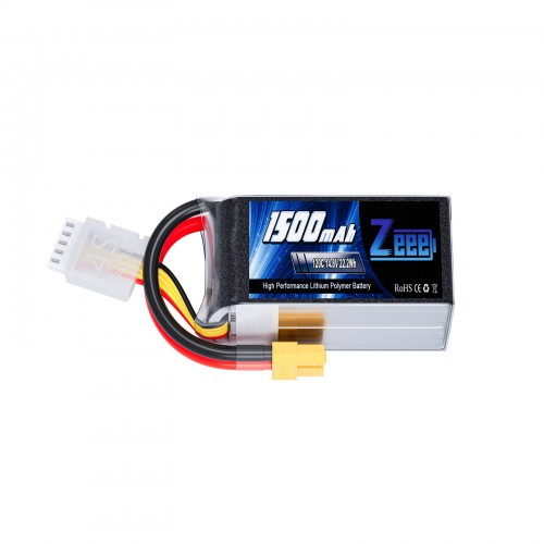 Акумулятор Zeee 14.8V 120C 1500mah 4S RC Li-po XT60