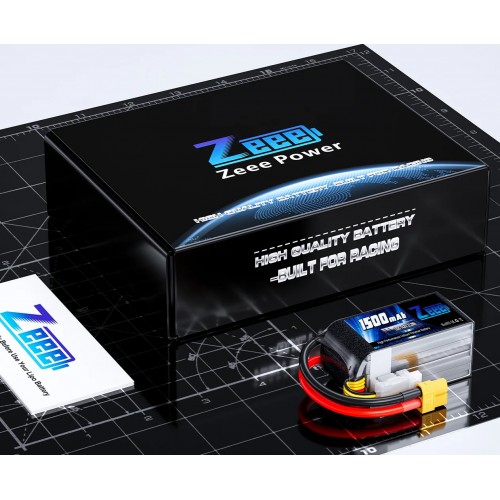 Акумулятор Zeee 14.8V 120C 1500mah 4S RC Li-po XT60