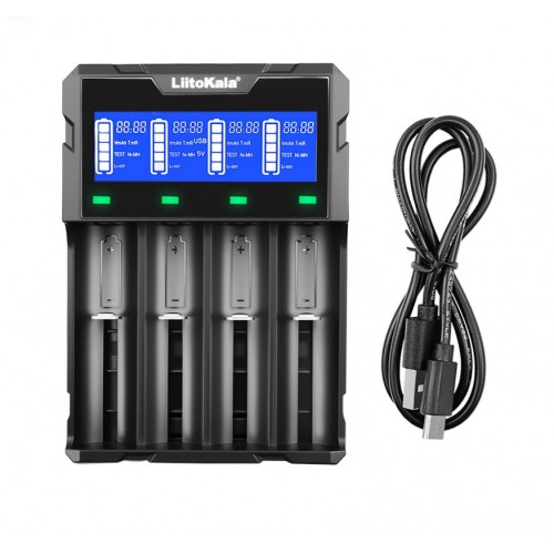 Зарядний пристрій для акумуляторів 18650 та подібних до LiitoKala Lii-K4