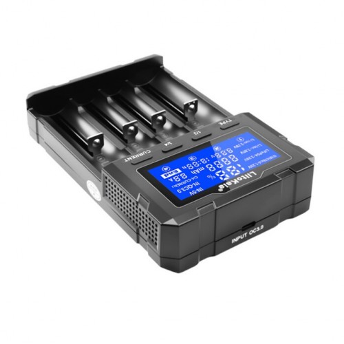 Зарядний пристрій для акумуляторів 18650 швидка зарядка QC3 LiitoKala Lii-KU4