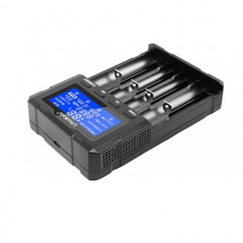 Зарядний пристрій для акумуляторів 18650 швидка зарядка QC3 LiitoKala Lii-KU4
