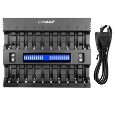 Зарядка на 20 акумуляторів AA AAA HR9V 1.2В/9В NiMH LiitoKala Lii-ND20