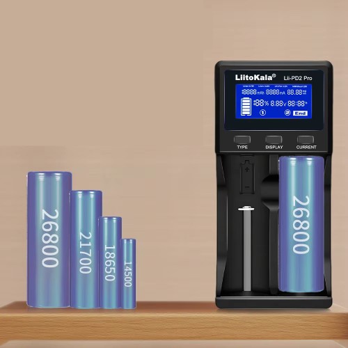 Зарядний пристрій 18650 26800 LiFePO4 Li-ion NiMH/NiCd швидка зарядка LiitoKala Lii-PD2 Pro