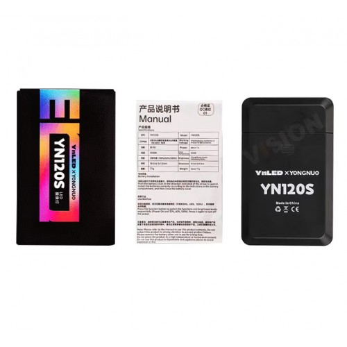 Видеосвет портативный на батарейках Bi-Color CRI 95+ 5500K Yongnuo YN120S