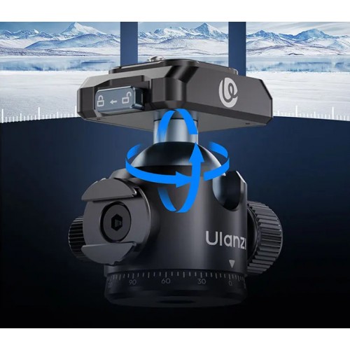 Головка штативна кульова 360 6кг Uka Ulanzi T100