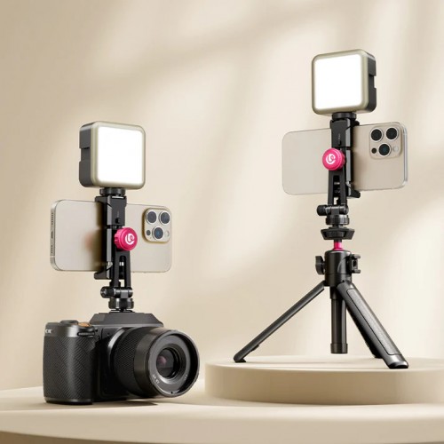 Тримач для телефону на штатив або камеру алюмінієвий з нахилом та поворотом Ulanzi MA61