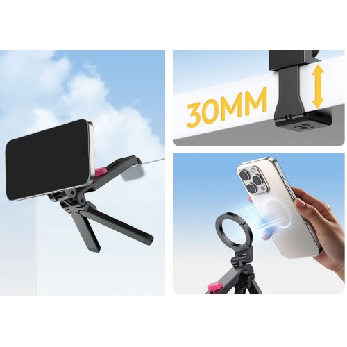 Тримач для телефону магнітний штатив із кріплення до столу дорожньої валізи Ulanzi MA88