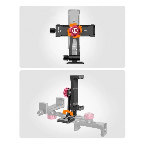 Тримач для телефону на штатив з нахилом та поворотом швидкознімний Uka Ulanzi MA51