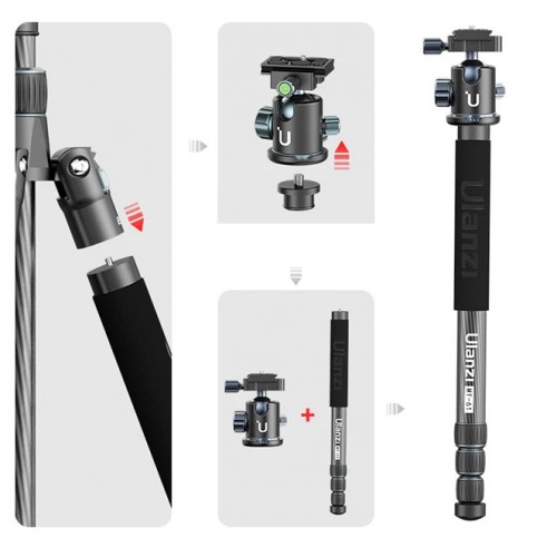 Штатив карбоновий полегшений 51-162см Ulanzi MT-60