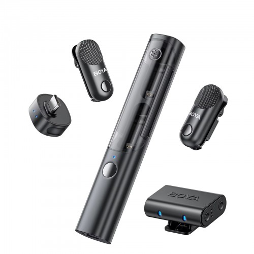 Микрофон 4в1 петличный накамерный настольный ручной Type-C Boya Magic 03