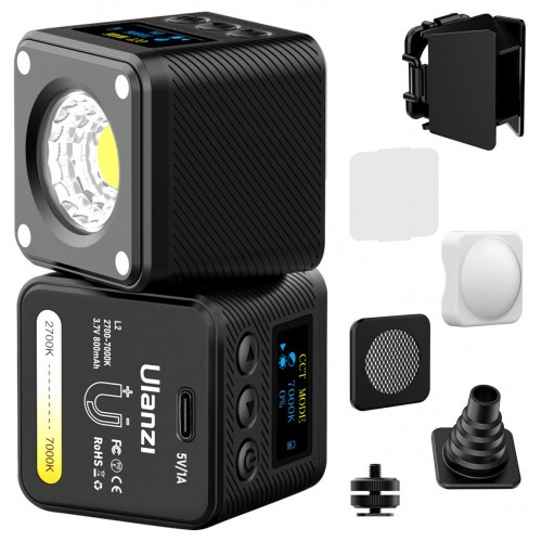 Свет постоянный компактный карманный мини-куб Bi-Color 2700-7000К COB CRI 95+ Ulanzi L2