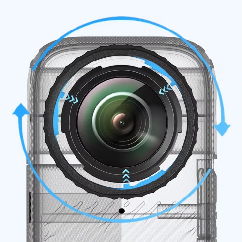 Захисні лінзи Insta360 X4 полікарбонат aMagisn AD08