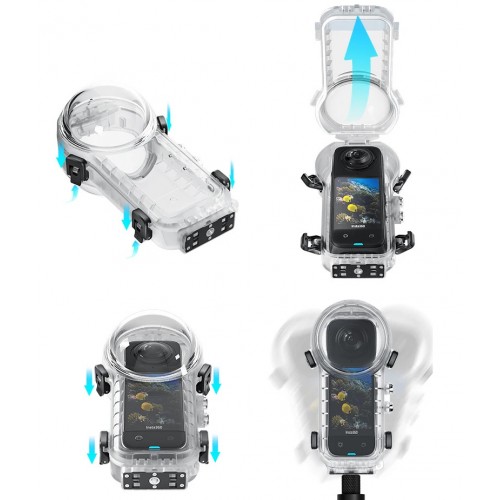 Підводний бокс Insta360 X4 швидкознімний невидимка 30м aMagisn AD14