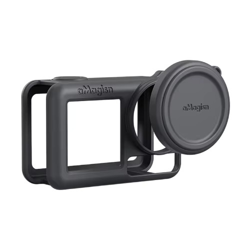 Чохол Action 5 Pro силіконовий з ковпачком та ремінцем aMagisn AA12-A