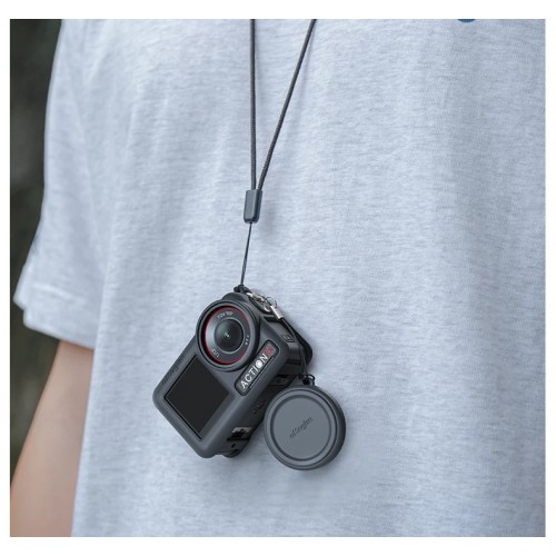 Чохол Action 5 Pro силіконовий з ковпачком та ремінцем aMagisn AA12-A