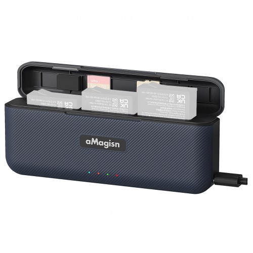 Зарядка Action 5 Pro швидка на три слоти 20Вт PD3 aMagisn AA19