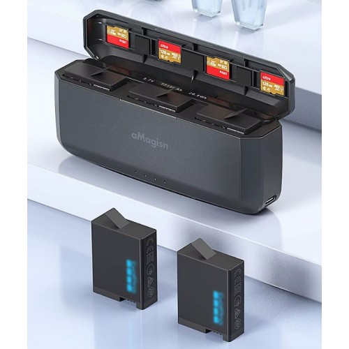 Зарядка повербанк GoPro 13 7710мАгод швидка три слоти 20Вт PD3 aMagisn AP24