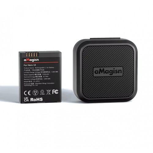 Акумулятор GoPro 13 2100мАгод термостійкий aMagisn AP25
