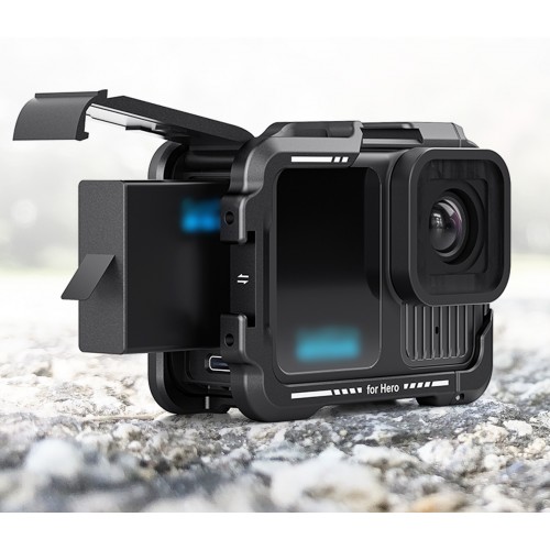 Рамка GoPro 13/12/11/10/9 алюмінієва вертикальна/горизонтальна з ковпачком aMagisn AP09