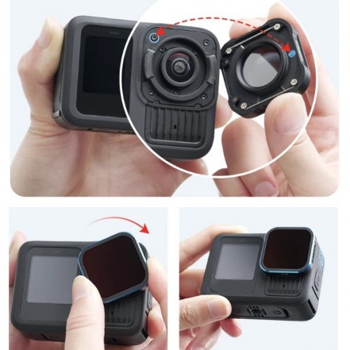 Фільтр GoPro 13 CPL поляризаційний регульований фіксатор водонепроникний aMagisn AP13-F