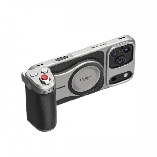 Тримач із зарядкою для iPhone 17 Pro Max чохол із ручкою для зйомки Master Grip Telesin P5-MCS-23-TIP