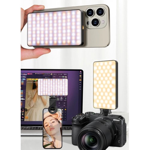 Світло портативне магнітне для телефону та камери селфі Bi-Color 2500-9000К AC Prof M19