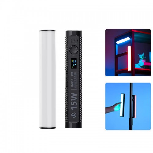 Видеосвет цилиндрический LED RGB палка с магнитом 1800-9000К CRI 97 Ulanzi B15RGB