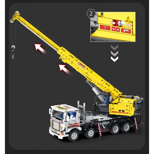 Конструктор автокран з пультом 2006 деталей Reobrix Mechanical 22007