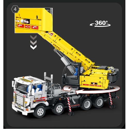 Конструктор автокран з пультом 2006 деталей Reobrix Mechanical 22007